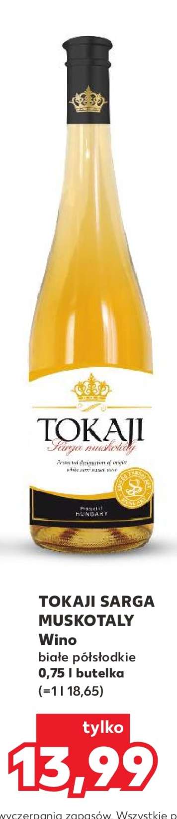 TOKAJI SARGA MUSKOTALY