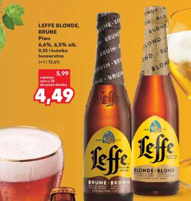 LEFFE BLONDE, BRUNE