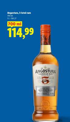 Angostura, 5-letní rum