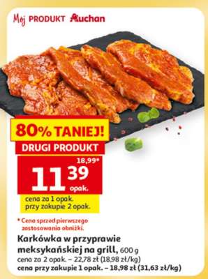 Karkówka w przyprawie meksykańskiej na grill