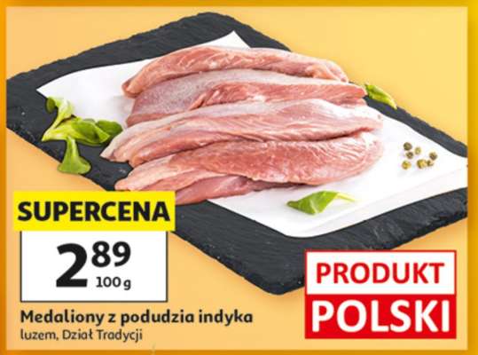 Medaliony z podudzia indyka