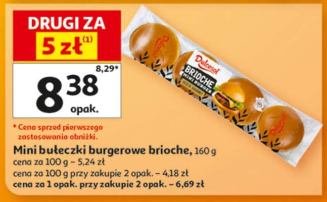Mini bułeczki burgerowe brioche