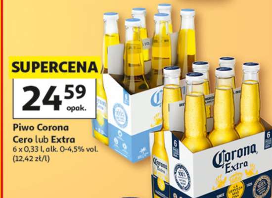 Piwo Corona Cero lub Extra