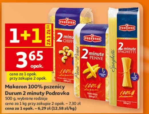 Makaron 100% pszenicy Durum 2 minuty Podravka