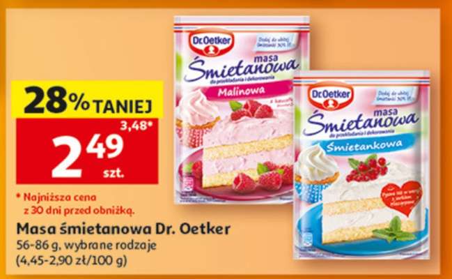 Masa śmietanowa Dr.Oetker