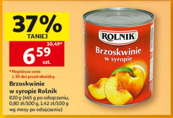 Brzoskwinie w syropie Rolnik