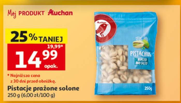 Pistacje prażone solone