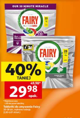 Tabletki do zmywania Fairy