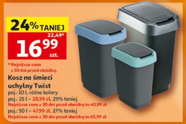 Kosz na śmieci uchylny Twist