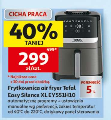 Frytkownica air fryer Tefal Easy Silence XL EY551H10