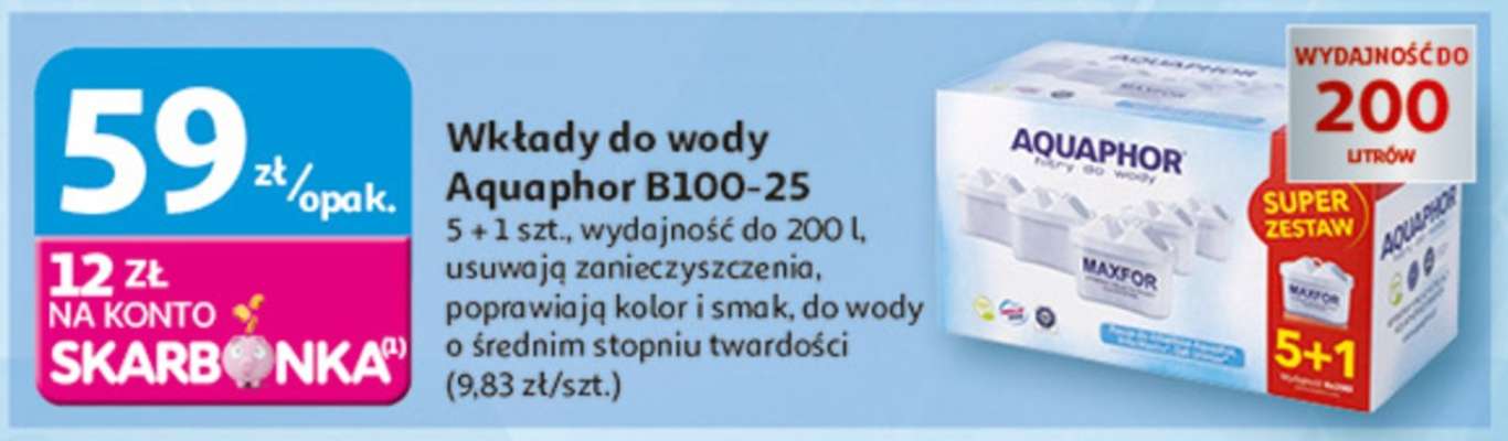 Wkłady do wody Aquaphor B100-25