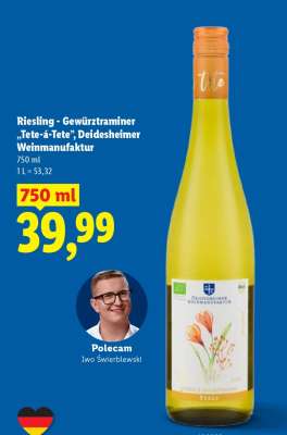 Riesling - Gewürztraminer „Tete-á-Tete” Deidesheimer Weinmanufaktur