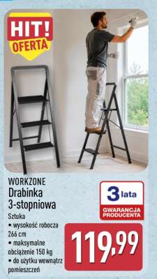 WORKZONE Drabinka 3-stopniowa
