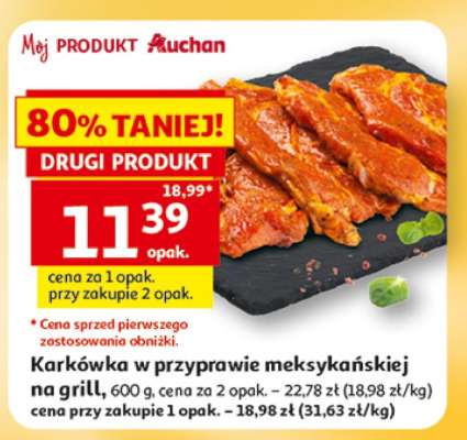 Karkówka w przyprawie meksykańskiej na grill