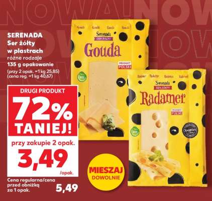 SERENADA Ser żółty w plastrach