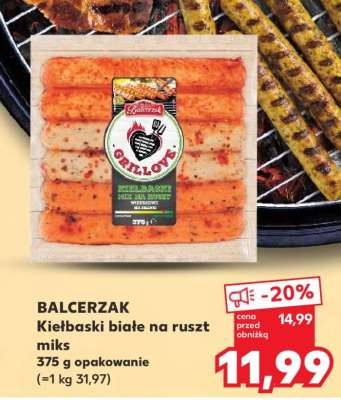 BALCERZAK Kiełbaski białe na ruszt miks