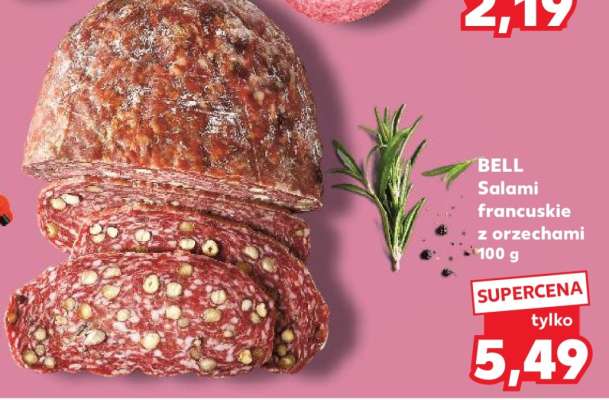 BELL Salami francuskie z orzechami