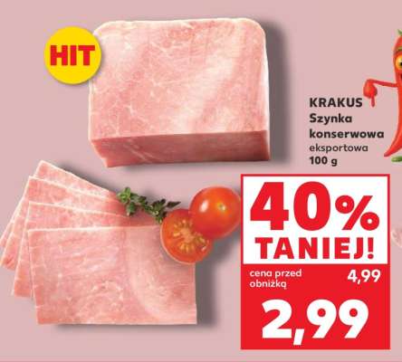 KRAKUS Szynka konserwowa eksportowa 100 g