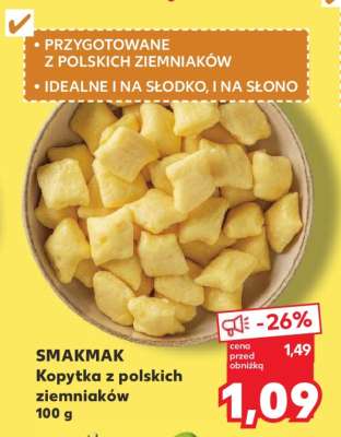 SMAKMAK Kopytka z polskich ziemniaków 100 g