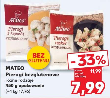 MATEO Pierogi bezglutenowe