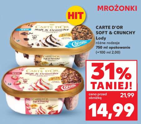 CARTE D'OR SOFT & CRUNCHY