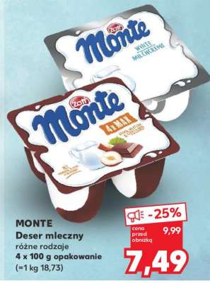 MONTE Deser mleczny