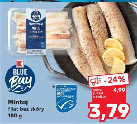 Mintaj filet bez skóry 100 g