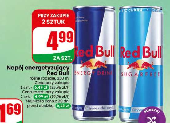 Napój energetyzujący Red Bull