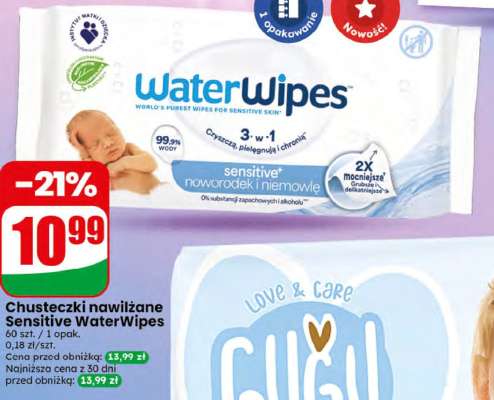 Chusteczki nawilżane Sensitive WaterWipes