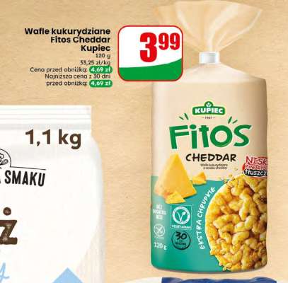 Wafle kukurydziane Fitos Cheddar Kupiec