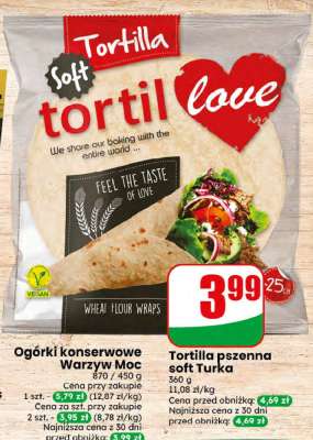 Tortilla pszenna Soft Turka