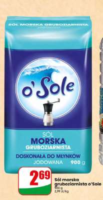 Sól morska gruboziarnista o'Sole