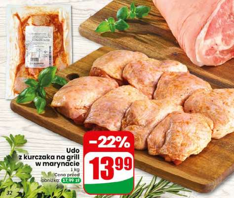 Udo z kurczaka na grill w marynacie
