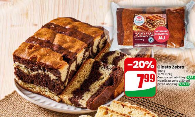 CIASTO ZEBRA*