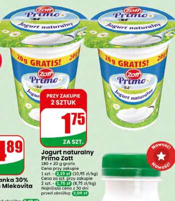Jogurt naturalny PRIMO ZOTT