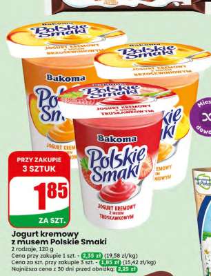 Jogurt kremowy z musem Polskie Smaki