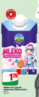 Mleko UHT guma balonowa OSM Łowicz