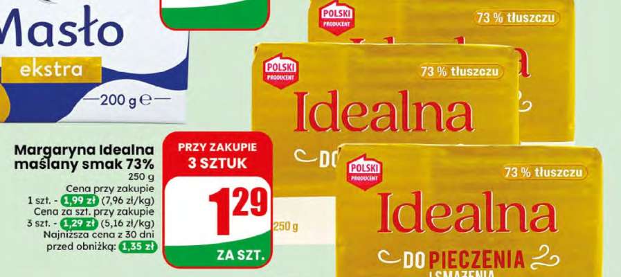 Margaryna Idealna Maślany Smak 73%