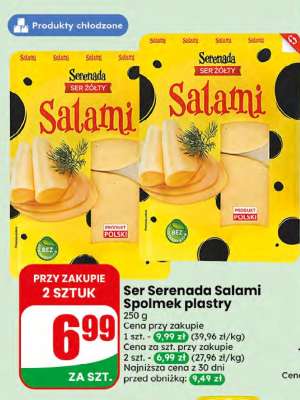 Ser Serenada Salami Spolmek plastry