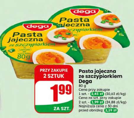 Pasta jajeczna ze szczypiorkiem Dega