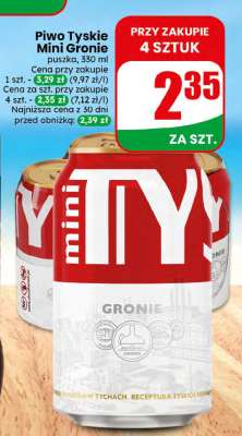 Piwo Tyskie Mini Gronie