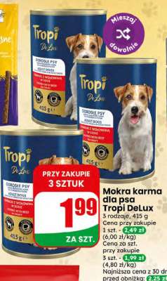 Mokra karma dla psa Tropi DeLux
