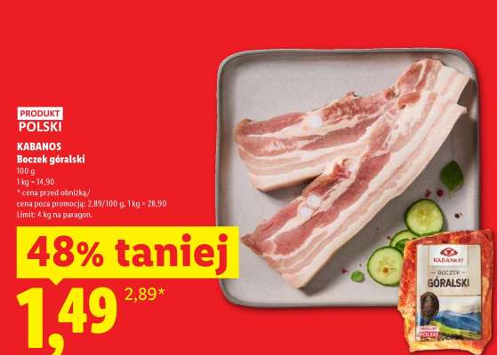 KABANOS Boczek góralski