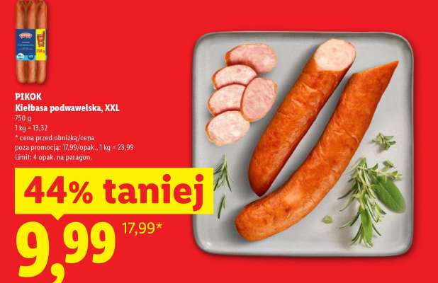 Pikok Kiełbasa podwawelska, XXL