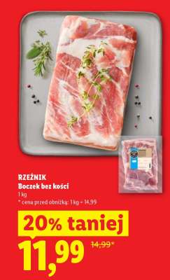 RZEŹNIK Boczek bez kości