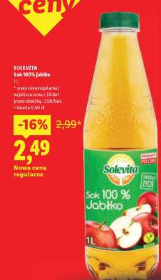 Solevita Sok 100% Jabłko