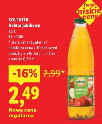 SOLEVITA Nektar jabłkowy