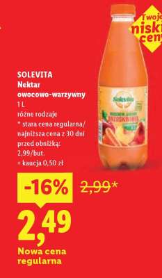 SOLEVITA Nektar owocowo-warzywny