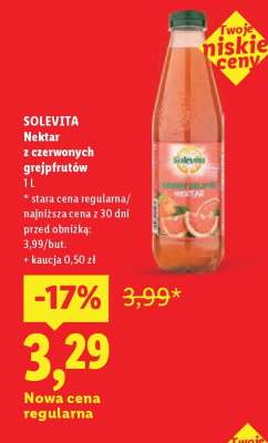 SOLEVITA Nektar z czerwonych grejpfrutów