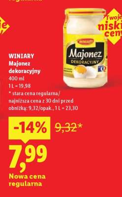 Winiary majonez dekoracyjny